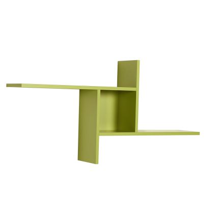 Półka ścienna 50x100 cm zielona