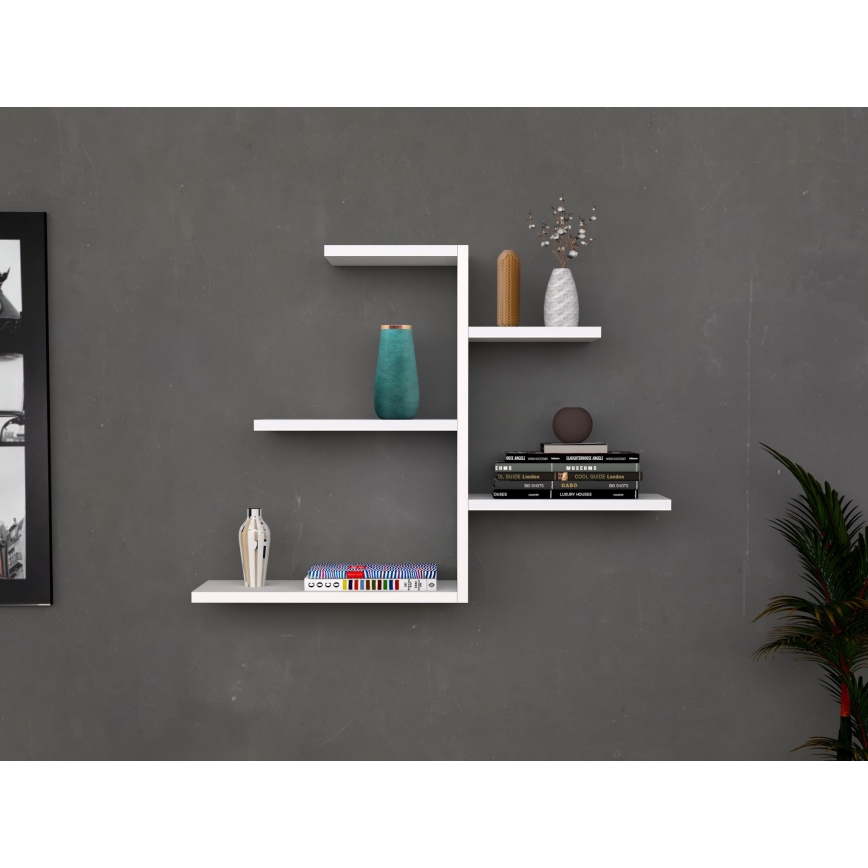 Półka ścienna GAMI 48x82 cm biała