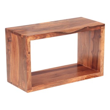 Półka ścienna GANI 30x50 cm lite drewno/palisander
