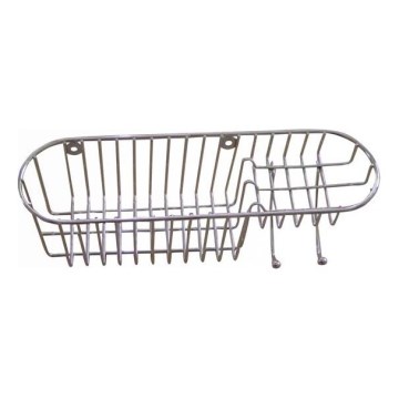 Półka ścienna pod prysznic 11x34,6 cm chrom błyszczący