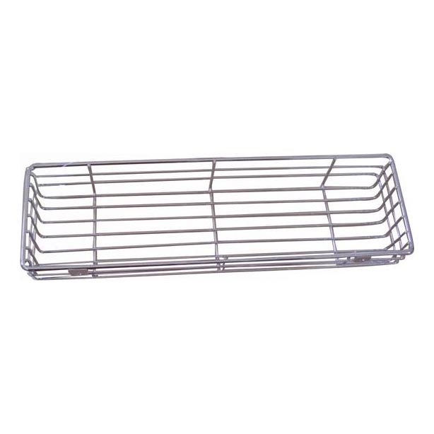 Półka ścienna pod prysznic 12x40 cm chrom błyszczący