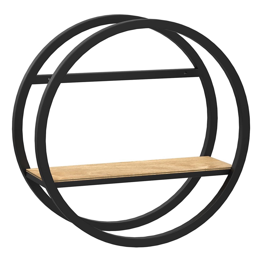 Półka ścienna SHELF śr. 39,5 cm dąb