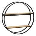 Półka ścienna SHELF śr. 62,5 cm dąb