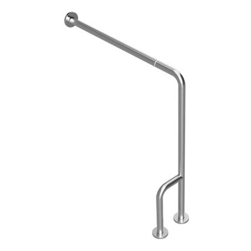 Poręcz podpórna 23x86,6 cm stal nierdzewna/srebrna