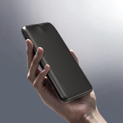 Power Bank 10000 mAh 10W Power Delivery 2xUSB-C + 1xUSB-A czarny