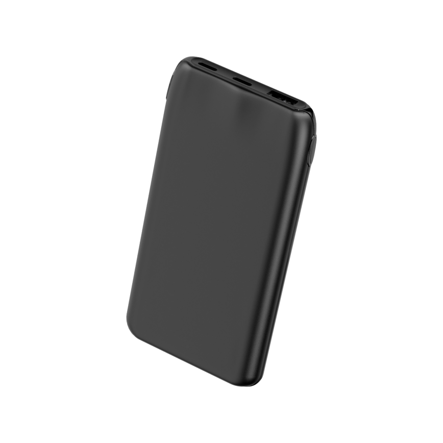 Power Bank 10000 mAh 10W Power Delivery 2xUSB-C + 1xUSB-A czarny