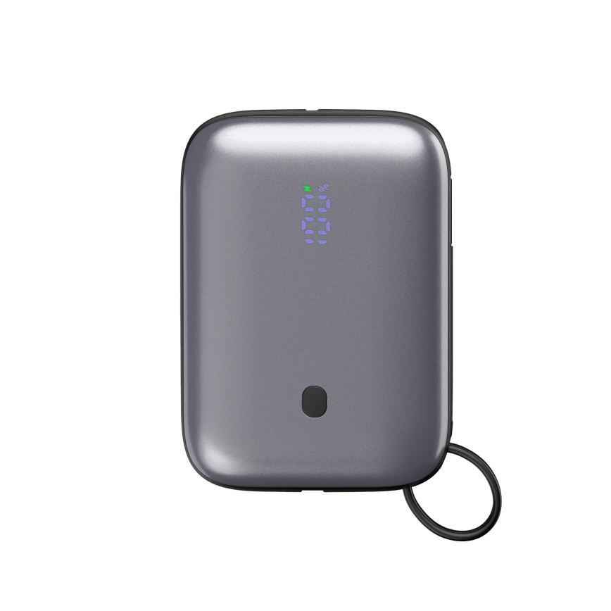 Power Bank 10000 mAh 20W Power Delivery Compact z wbudowanym kablem USB-C 1m czarny