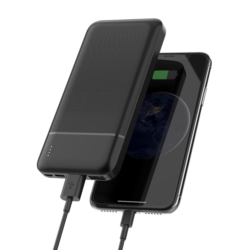Power Bank 10000 mAh 5V czarny