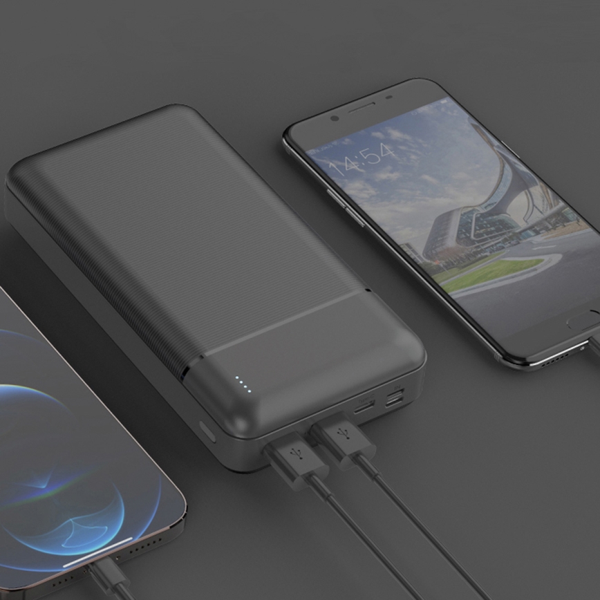 Power Bank 30000 mAh 3,7V czarny
