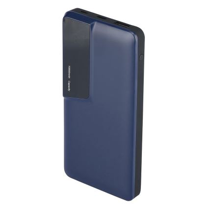 Power Bank z wyświetleczem 10000mAh/3,7V niebieski