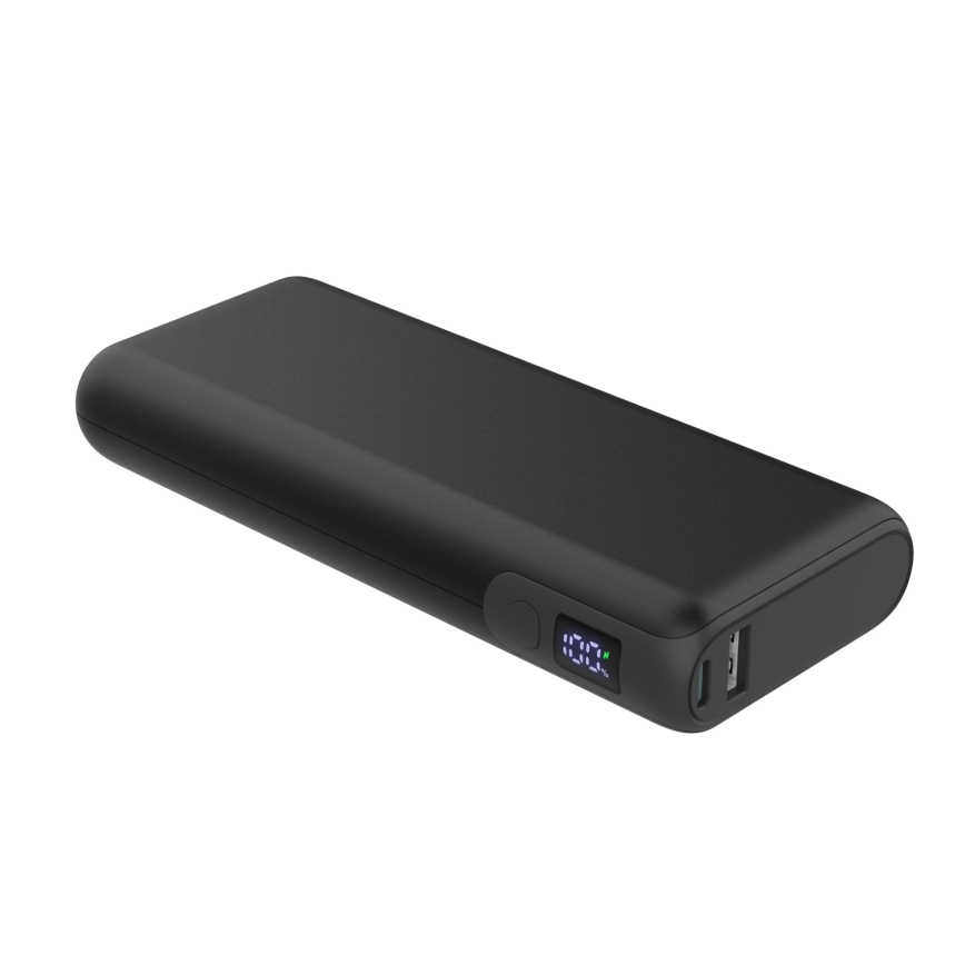 Power Bank z wyświetlaczem LED Power Delivery 20000 mAh/65W/3,7V czarny