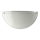 Prezent 1421 NS - Szkło zamienne do Kinkiet DISC E27 12,5x25 cm biały