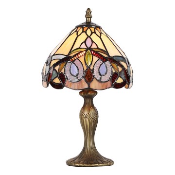 Prezent 1705 - Lampa stołowa TIFFANY 1xE14/40W/230V
