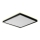 Prezent 27311 - LED Plafon łazienkowy CORDIA SQ LED/12W/230V 3000/6000K IP54 czarny