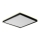Prezent 27313 -LED Plafon łazienkowy CORDIA SQ LED/18W/230V 3000/6000K IP54 czarny