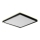 Prezent 27315 - LED Plafon łazienkowy CORDIA SQ LED/24W/230V 3000/6000K IP54 czarny