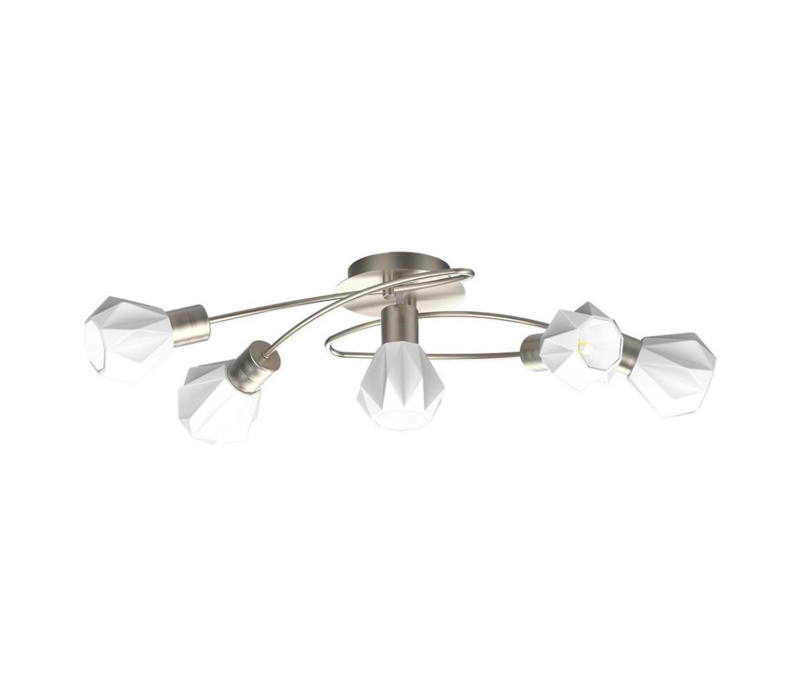 Prezent 27512 - Żyrandol natynkowy METIS 5xE14/40W/230V matowy chrom