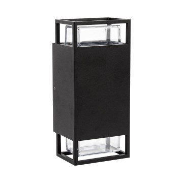 Prezent 28211A - Kinkiet zewnętrzny EVENTO 2xGU10/35W/230V IP54 czarny