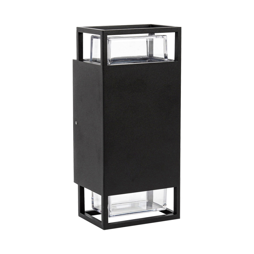 Prezent 28211A - Kinkiet zewnętrzny EVENTO 2xGU10/35W/230V IP54 czarny