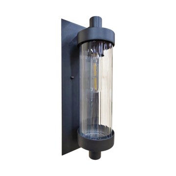Prezent 28213A - Kinkiet zewnętrzny VERTICA 1xE27/35W/230V IP54 czarny