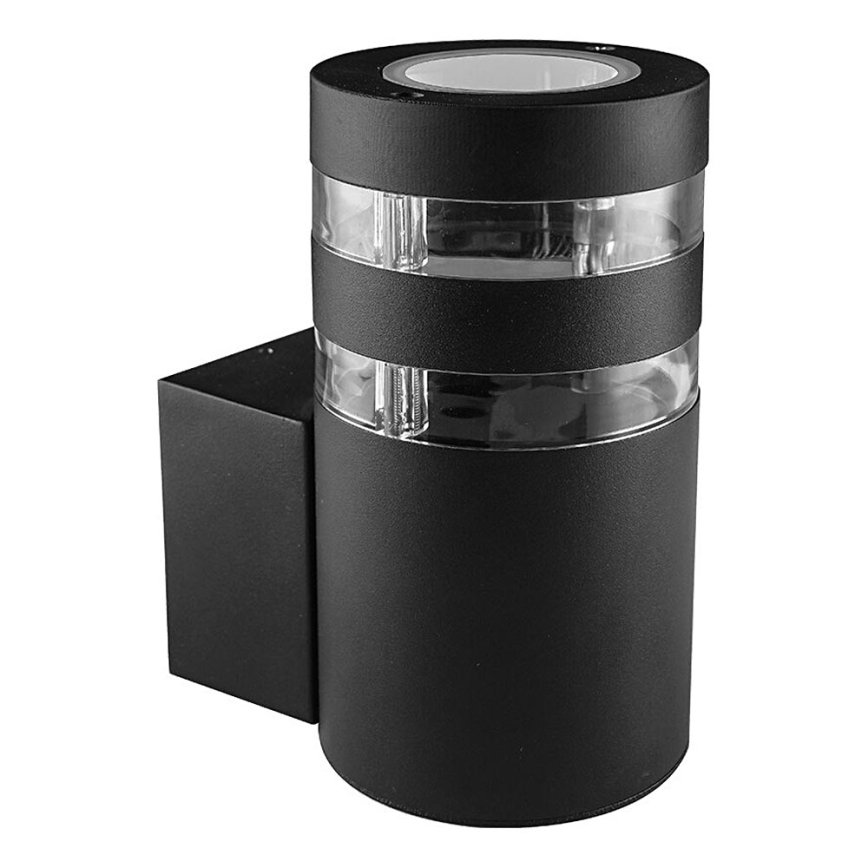 Prezent 31306 - Kinkiet zewnętrzny DAIMA 1xGU10/10W/230V IP44 czarny