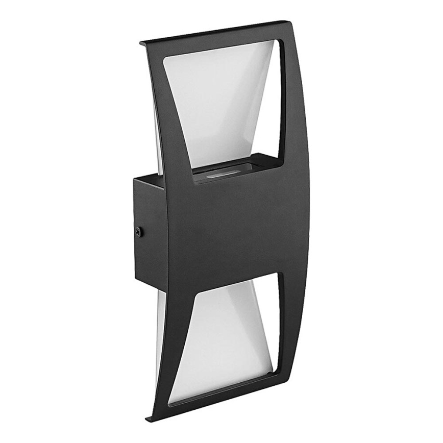 Prezent 31310 - LED Kinkiet zewnętrzny OZZ 2xLED/4W/230V IP44 czarny