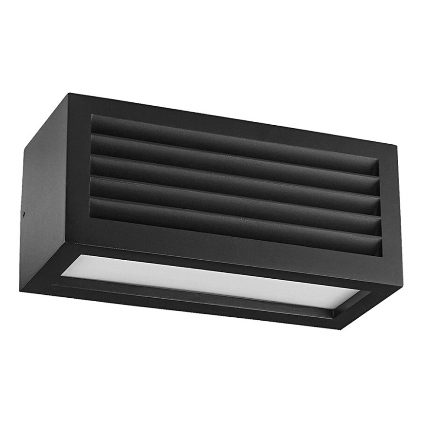 Prezent 31316 - Kinkiet zewnętrzny SUEZ 1xE27/18W/230V IP44 czarny