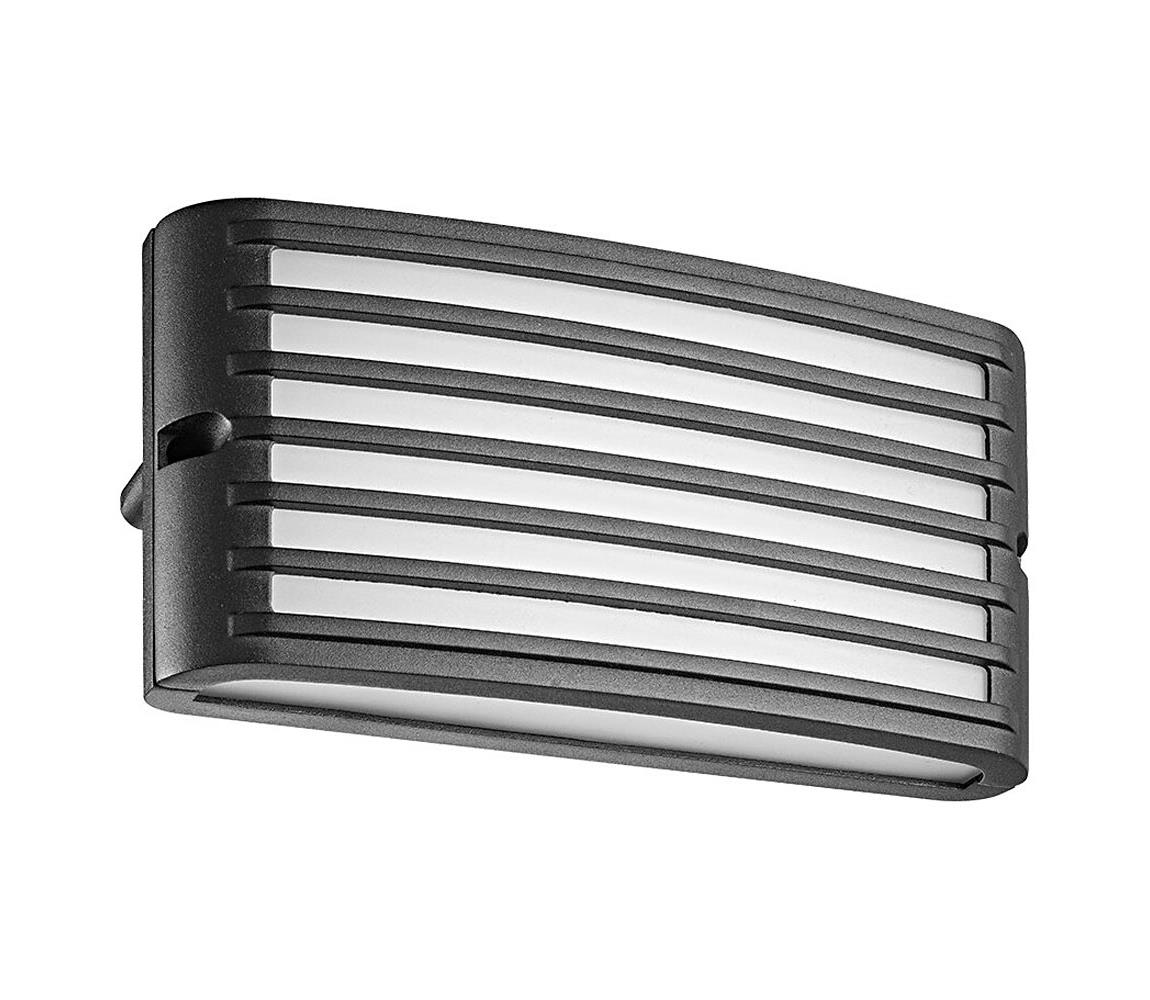 Prezent 31317 - LED Kinkiet zewnętrzny PLUTO LED/9W/230V IP54 czarny