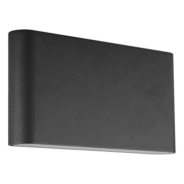 Prezent 31318 - LED Kinkiet zewnętrzny MAER 2xLED/5W/230V IP44 czarny