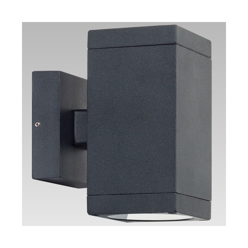 Prezent 39034 - Kinkiet zewnętrzny RETO SQ 2xGU10/35W/230V IP54