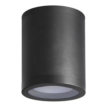 Prezent 48332 - Zewnętrzna oprawa punktowa MOPTI 1xE27/12W/230V czarna IP54