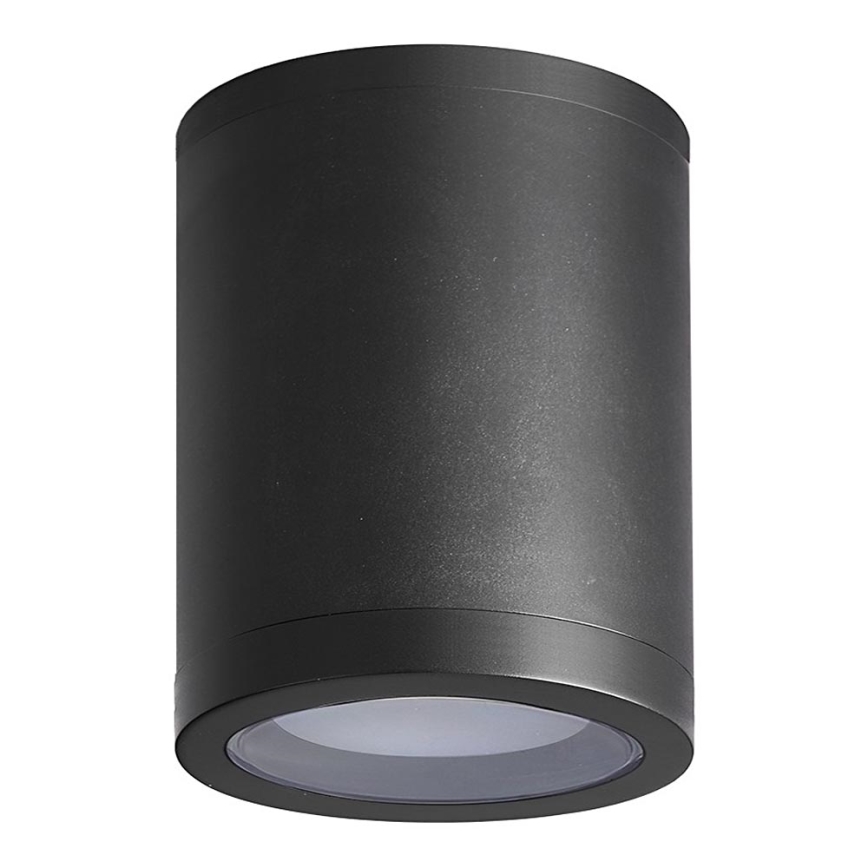 Prezent 48332 - Zewnętrzna oprawa punktowa MOPTI 1xE27/12W/230V czarna IP54