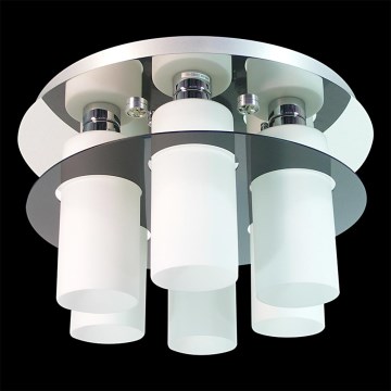 Prezent 69045 - MACAO Lampa sufitowa 6xE27/60W+6xLED/3W/230V