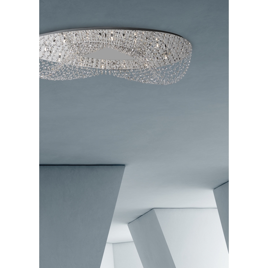 Prezent 69048 - ELIPTHON Lampa sufitowa 12xG9/33W/230V