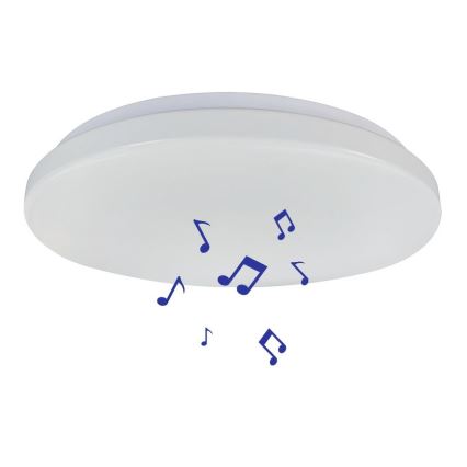 Prezent 70013 - LED RGB Ściemnialna lampa sufitowa z głośnikiem BLISS LED/50W/230V 3000-6500K + zdalne sterowanie