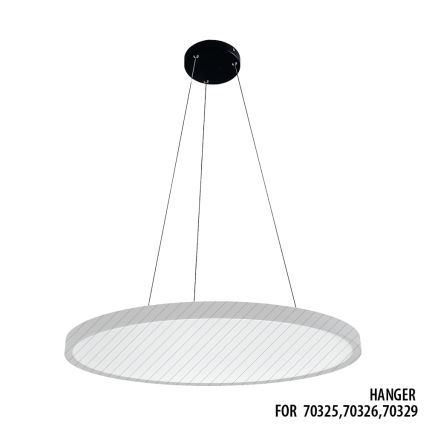 Prezent 70330 - Kabel zasilający z 3 przewodami TRIMO 15x100 cm czarny