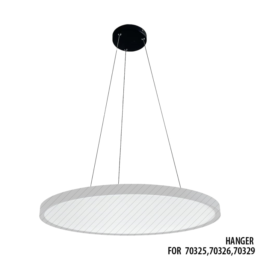 Prezent 70330 - Kabel zasilający z 3 przewodami TRIMO 15x100 cm czarny