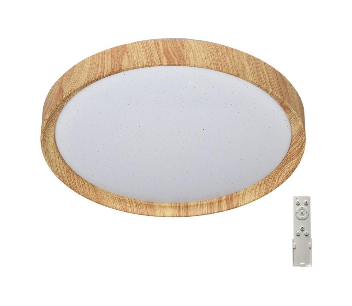 Prezent 71330-LED Dimmable ceiling jasny WOODEN LED/33W/230V 3000-6500K+ ZS