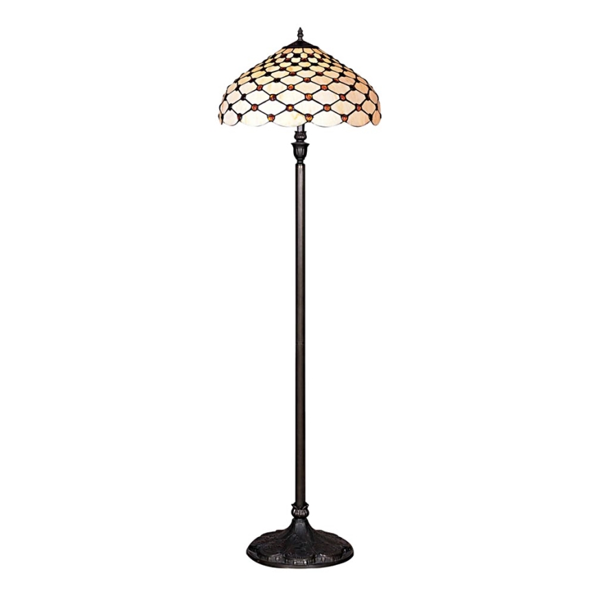 Prezent 76 - Lampa podłogowa TIFFANY 2xE27/60W