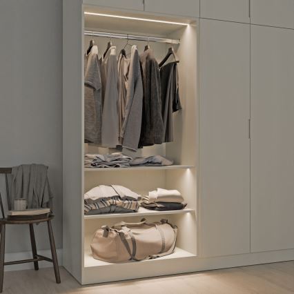 Profil wpuszczany do taśm LED 1 m czarny/biały