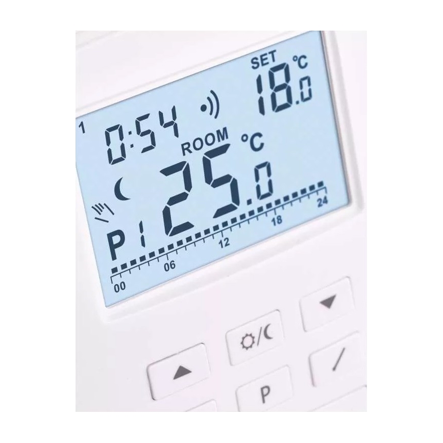 Programowalny termostat 230V+2xAA