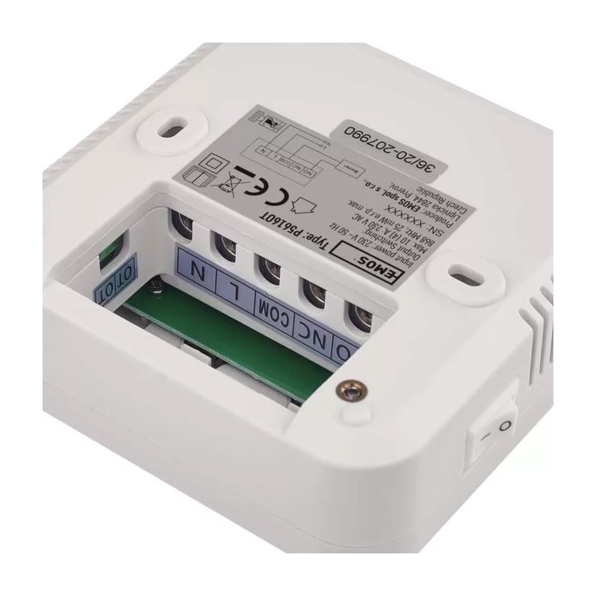 Programowalny termostat 230V + 2xAA