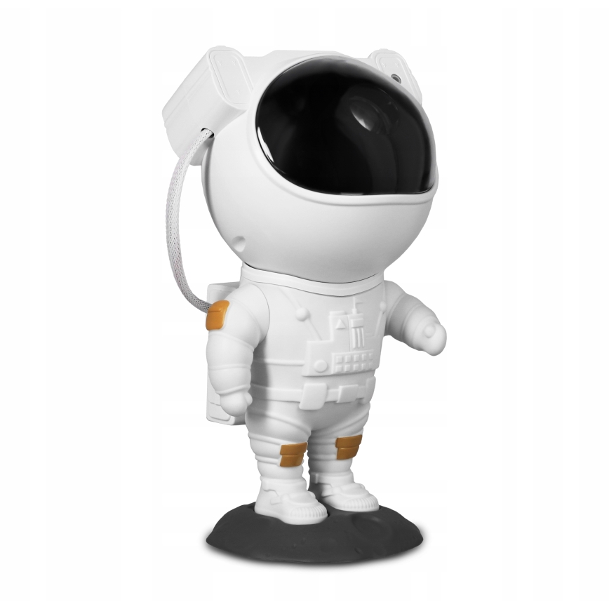 Projektor LED RGB 5W/5V w kształcie astronauty + pilot zdalnego sterowania