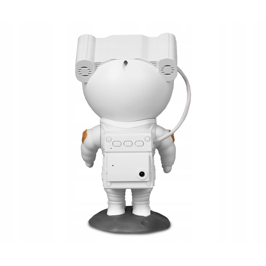 Projektor LED RGB 5W/5V w kształcie astronauty + pilot zdalnego sterowania