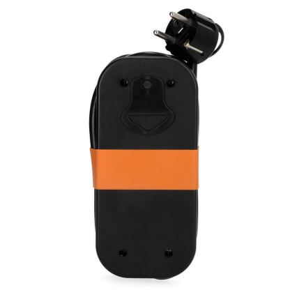 Przedłużacz 2Z + 2xUSB 1,4 m czarny