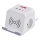 Przedłużacz kostka z ładowaniem bezprzewodowym QI 2Z +2xUSB-A+1xUSB-C 2m biały