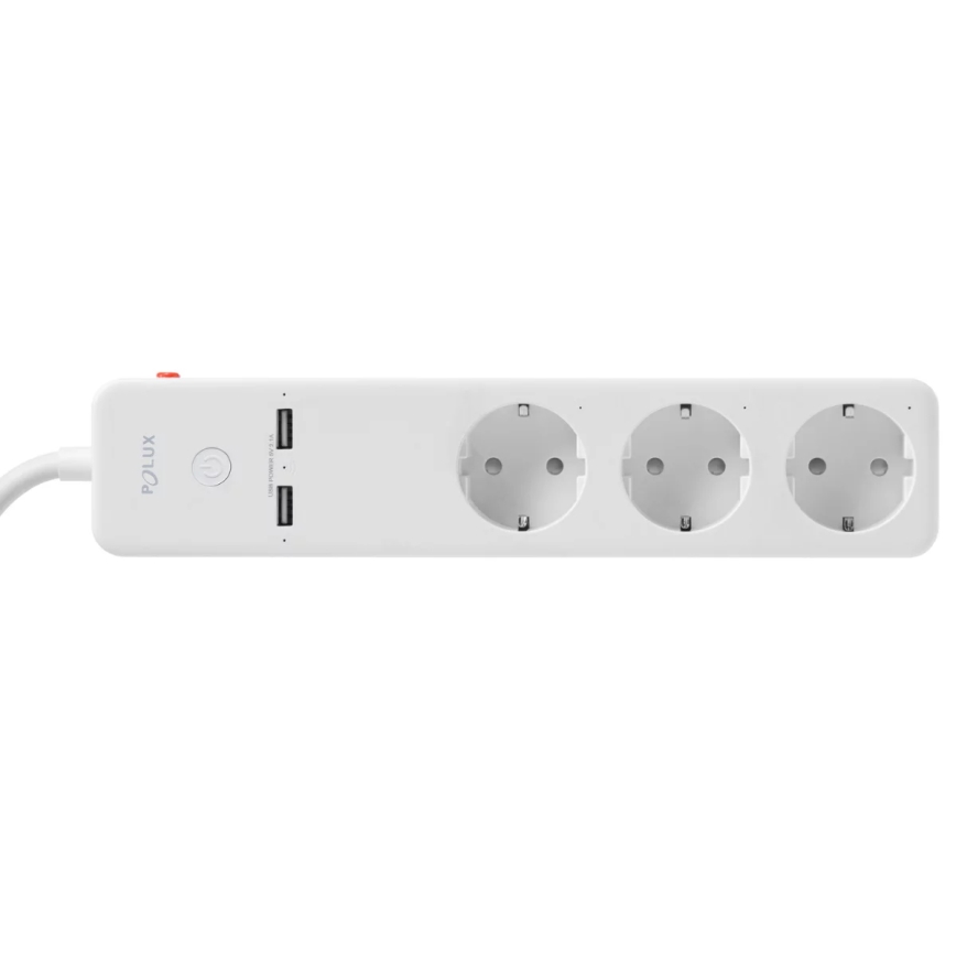 Przedłużacz SMART z wyłącznikiem 1,5 m + 2xUSB/Wi-Fi Tuya SCHUKO