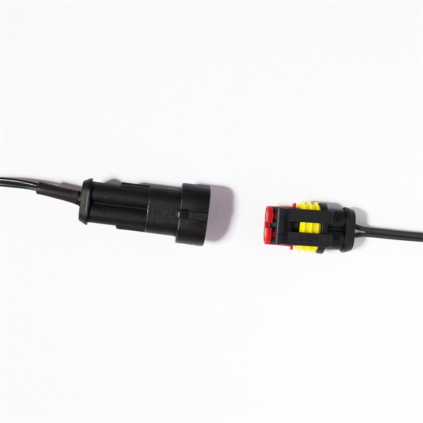 Rozszerzająca girlanda LED zewnętrzna CONE FILAMENT 20xE10 14m kolorowa/ciepła biała IP44, Wyprodukowano w UE