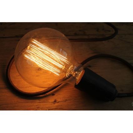 Przemysłowa dekoracyjna ściemnialna żarówka SELRED G125 E27/60W/230V 3000K 120 lm