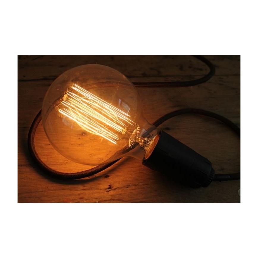 Przemysłowa dekoracyjna ściemnialna żarówka SELRED G125 E27/60W/230V 3000K 120 lm
